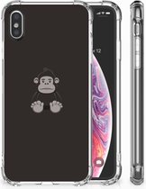 Geschikt voor iPhoneXs | X/10 Shockproof Siliconen Hoesje Gorilla