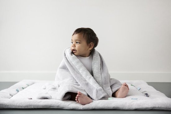Snoozebaby Ledikantdeken Lovely Grey (100 x 150 cm)