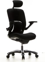 hjh office Vapor Lux - Chaise de bureau - Noir
