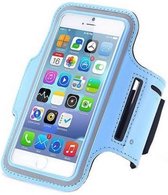 Apple iPhone 6 Plus sports armband case Licht Blauw Light Blue