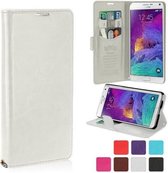 KDS Smooth wallet case hoesje Samsung Galaxy Note 4 wit