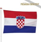 Kroatische Vlag Kroatië 200x300cm - Kwaliteitsvlag - Geschikt voor buiten