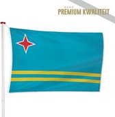 Arubaanse Vlag Aruba 150x225cm - Kwaliteitsvlag - Geschikt voor buiten