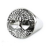 Tree of life Zilveren Ring maat 54 (R5501.54)