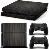 Wood Black - PS4 Console Skins PlayStation Stickers