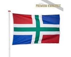 Groningse Vlag Groningen 150x225cm - Kwaliteitsvlag - Geschikt voor buiten