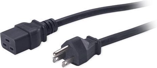 APC PWR Cord C19 - Schuko CEE 7, 2.5 m 2.5m C19 coupler CEE7/7 Schuko ...