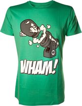 Nintendo T-shirt Groen Bomb Maat S