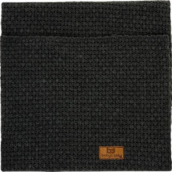 Baby's Only Gebreide wiegdeken Robust - Baby deken Robust - Dekentje voor jongens en meisjes - 0.9 TOG - 70x95 cm - Antraciet van Baby's Only — afbeelding 5