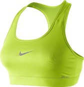 Nike Pro Beha Sportbeha - Maat SVolwassenen - geel