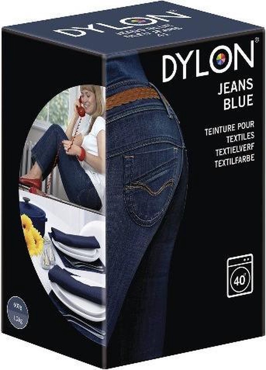 Dylon Machineverf - Textielverf - Kleurvaste machineverf 200 gr. - 41 - Jeans Blue