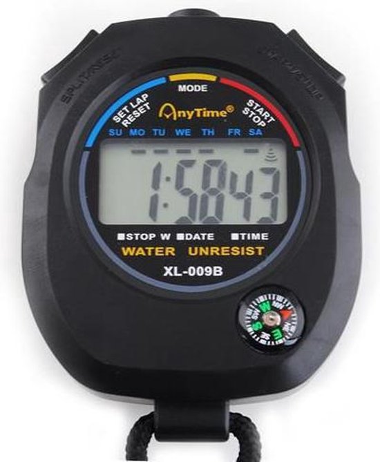 Chronomètre numérique - Chronomètre de remise en forme à intervalle  classique - Avec... | bol.com