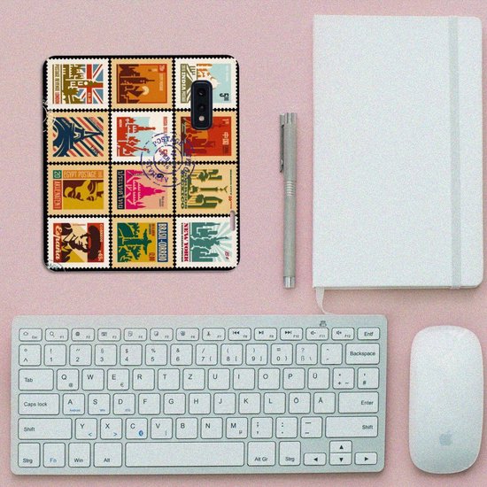 Samsung Galaxy S10e Uniek Standcase couverture Timbres