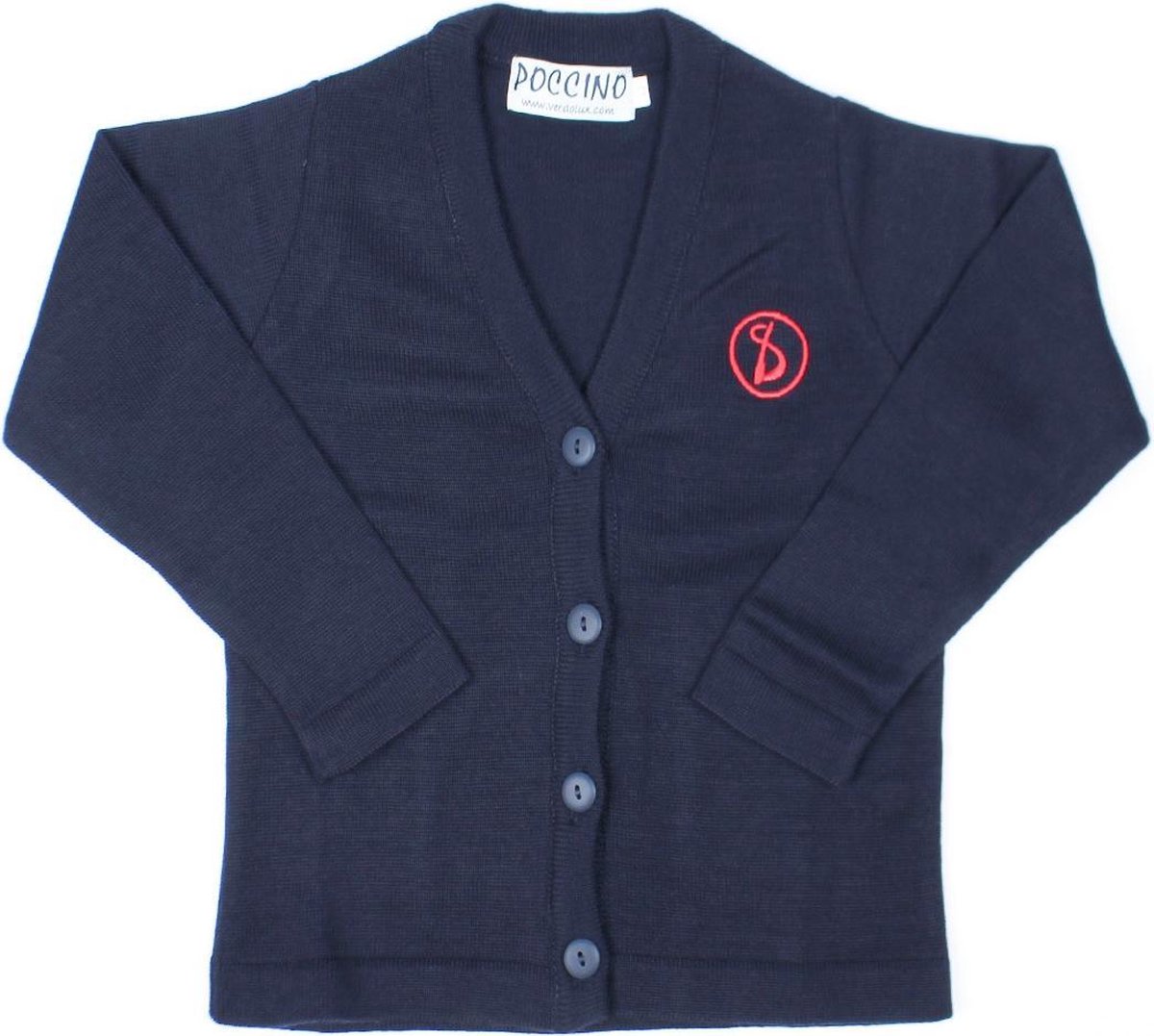 Sint-Ludgardis schooluniform - Vest meisje - Donkerblauw - Maat 6 jaar