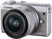 Canon EOS M100 + 15-45mm + 50GB Irista Cloud Opslag - Zilver