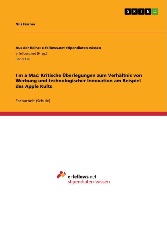Iʻm a Mac: Kritische Überlegungen zum Verhältnis von Werb ... - cover