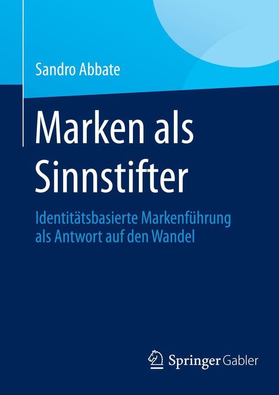Business and Economics (German Language) - Marken als Sinnst ... - cover