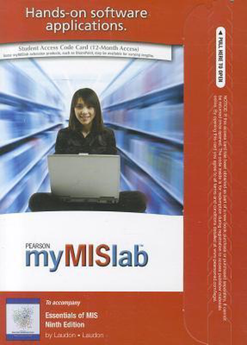 Mymislab with Pearson Etext -- Access Card -- For Essentials of MIS - Kenneth C Laudon