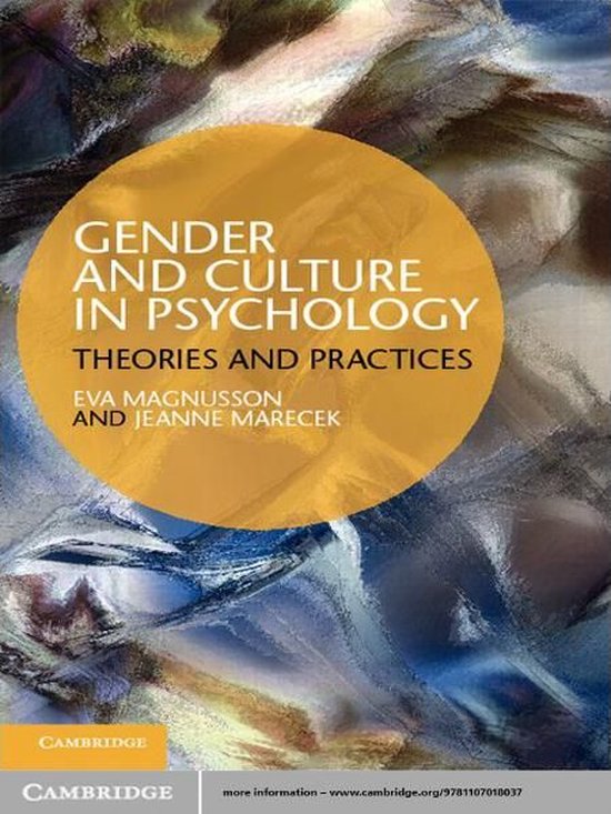 Gender and Culture in Psychology - cover