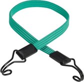 Flat bungee 80cm - colour : greendouble reverse hook