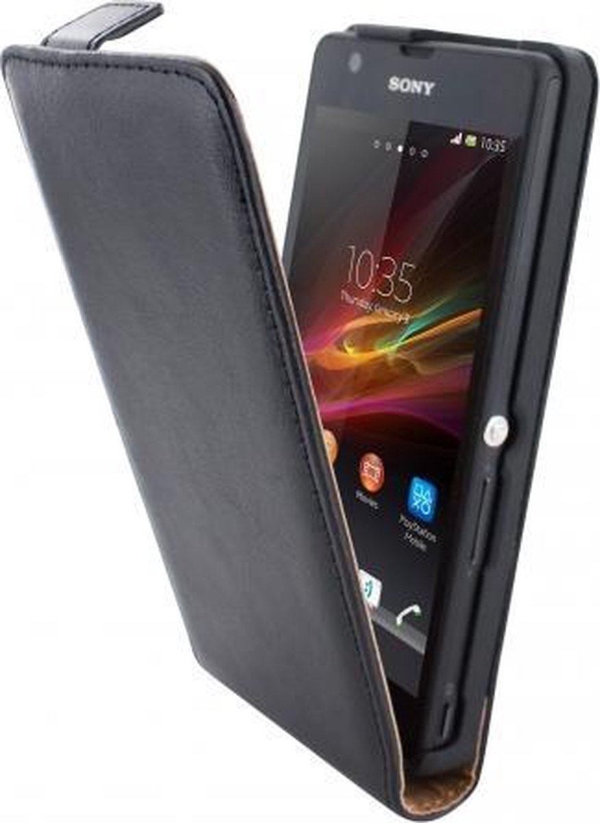 Mobiparts Classic Flip Case Sony Xperia ZR Black