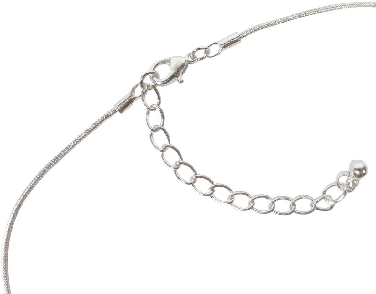 Lilly&June Ketting Letter I - Stenen - 40cm+8cm | bol