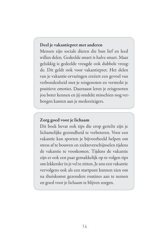 De kunst van het vakantievieren