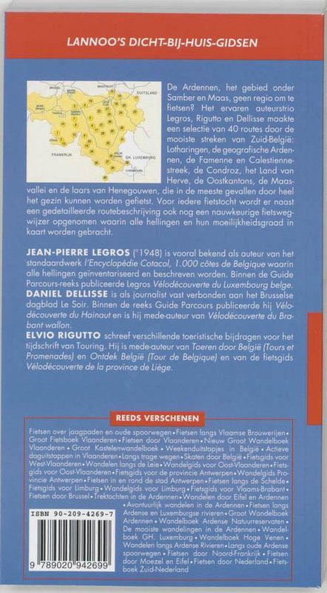 Groot Fietsboek Ardennen - Jean-Pierre Legros