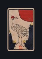 Carnet Ligne Carte A Jouer, Heron, Japon 19e