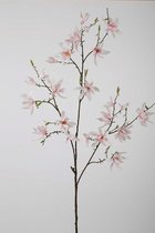 Kunstbloem - Japanse Magnolia - topkwaliteit decoratie - 2 stuks - zijden bloem - Roze - 153 cm hoog