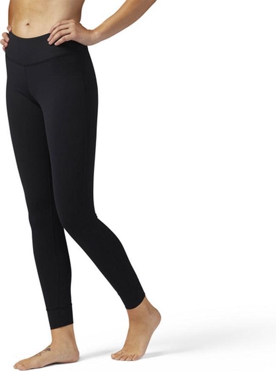 Reebok Lux Tight Sportlegging Dames - Black | bol.com