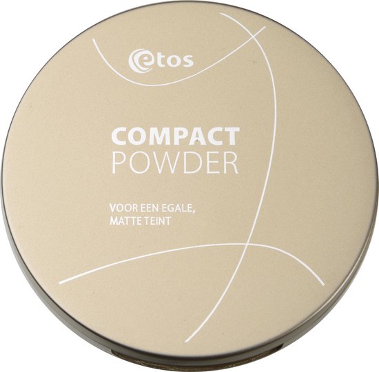 Etos Compact Powder 001 Huidskleurig Makeup poeder