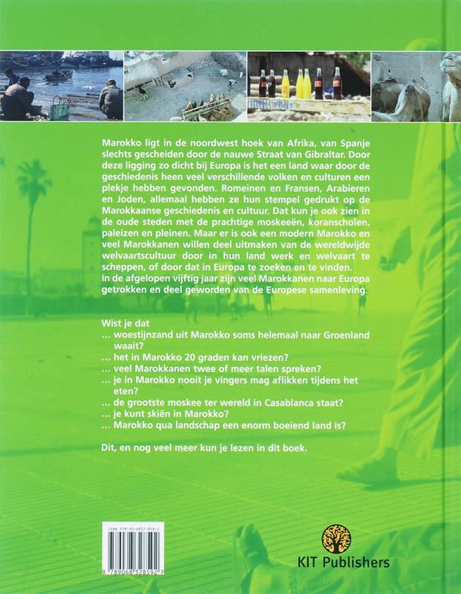 Op bezoek in Marokko - back cover