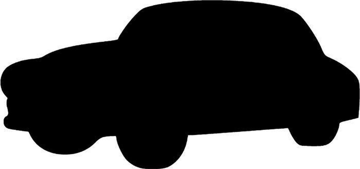 Securit® Silhouette autokrijtbord in zwart