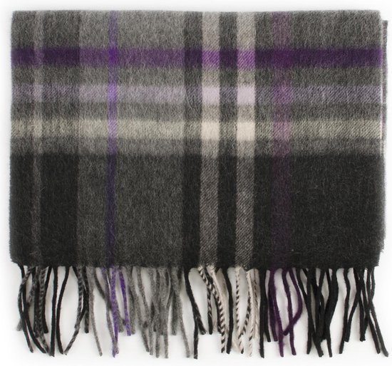 Écharpe en laine - Écharpe à carreaux doux - Écharpe d'hiver chaude