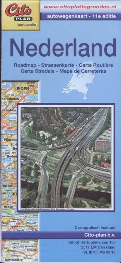 Cover van het boek 'Citoplan autowegenkaart Nederland'