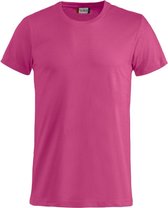 Basic-T bodyfit T-shirt 145 gr/m2 helderkersen 3xl