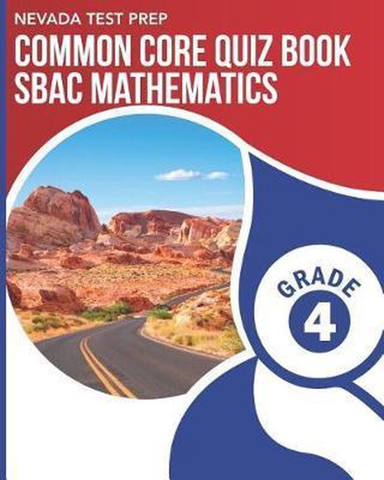 NEVADA TEST PREP Common Core Quiz Book SBAC Mathematics Grad ... - cover