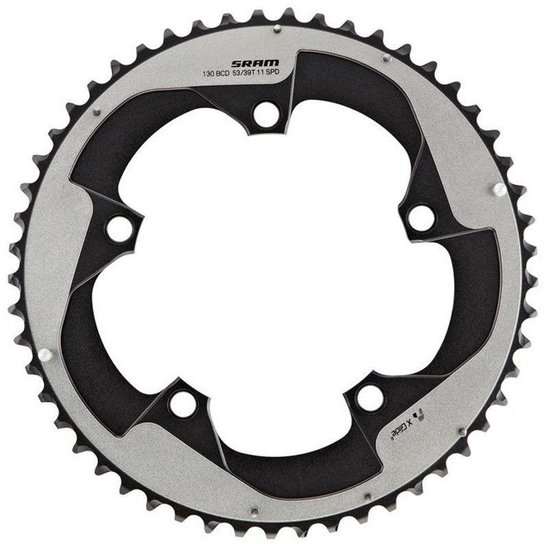 Kettingblad sram 50 tands steek 110 mat zwart redetap - ZWART van Merkloos — afbeelding 3