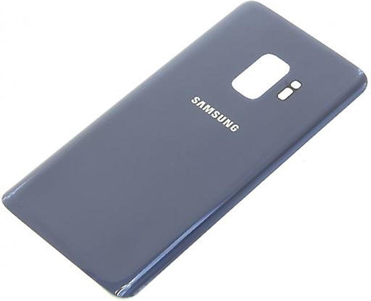 Voor Samsung Galaxy S9 Plus achterkant glas deksel batterij cover â€“ Blauw