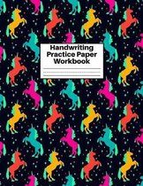 Handwriting Practice Paper Workbook