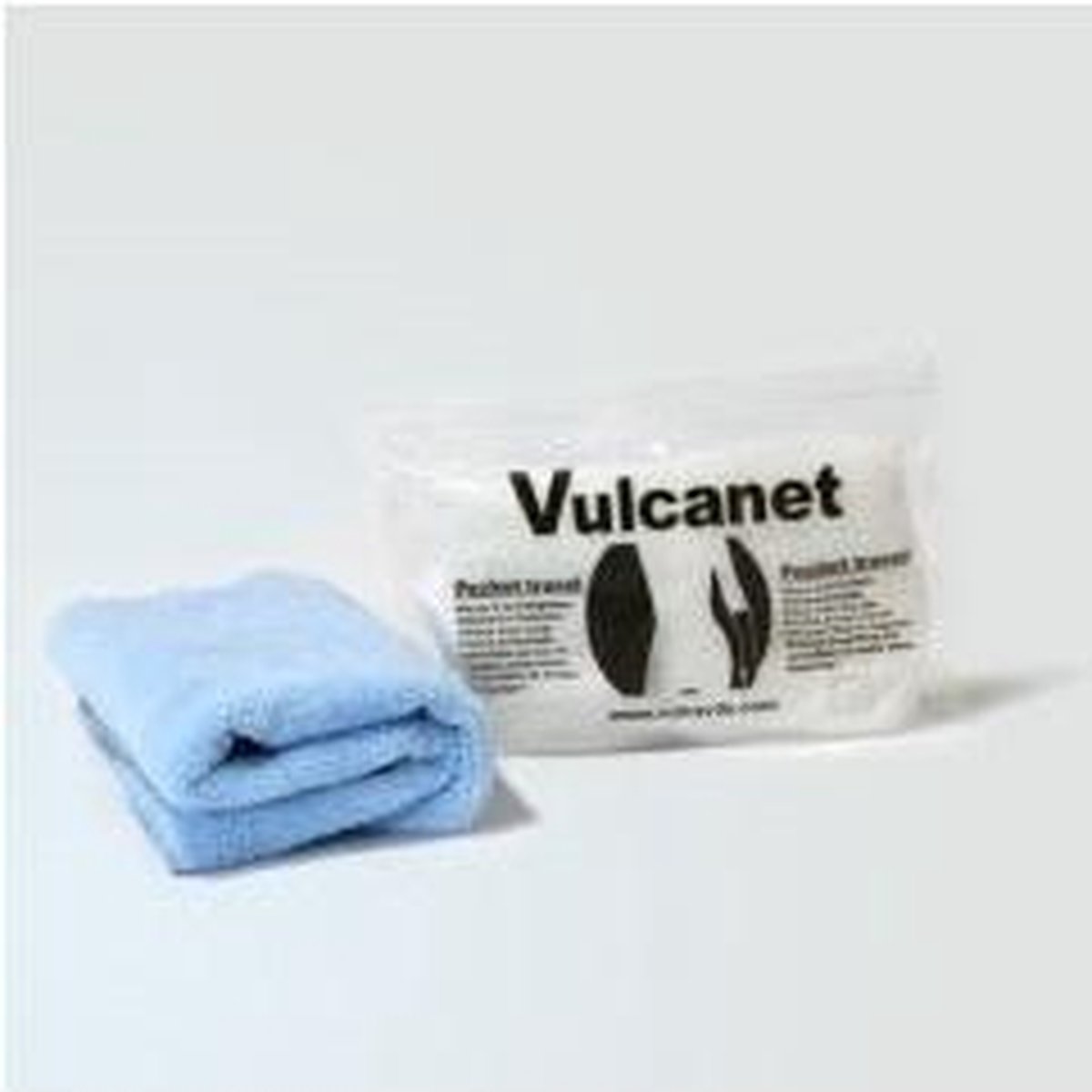 Vulcanet mini verpakking- 7 doekjes in zip bag incl. microvezeldoek.