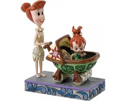 Jim Shore Wilma Flintstone and Pebbles 