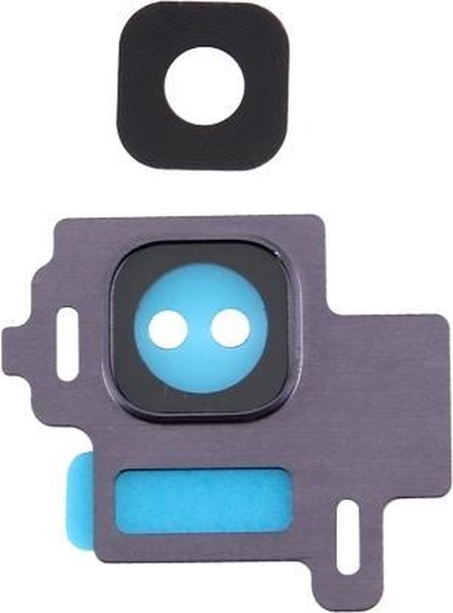 Camera lens cover glas geschikt voor Samsung Galaxy S8 Grijs reparatie onderdeel