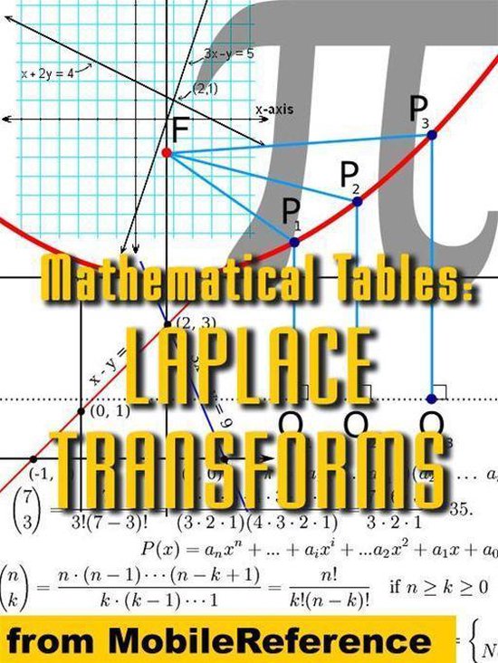 Mathematical Tables: Laplace Transforms (Mobi Study Guides) - cover