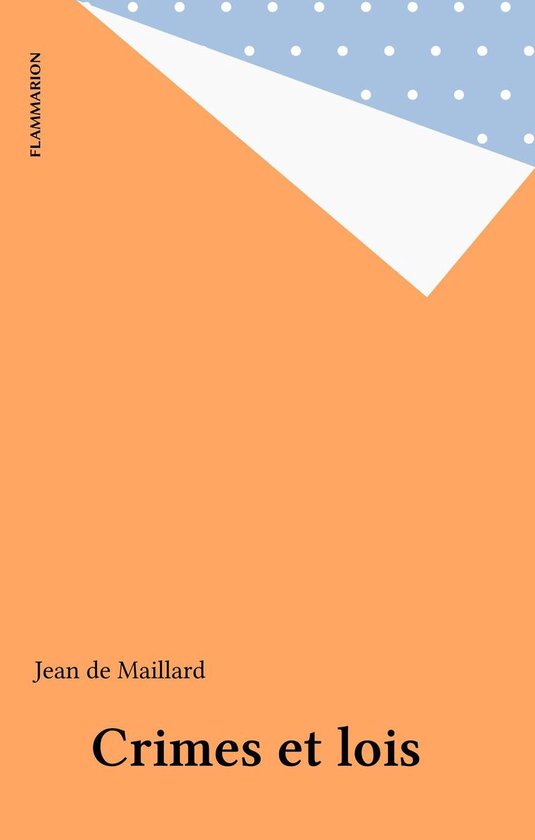 Crimes et lois - cover