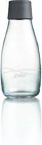 Retap Waterfles - Glas - 0,3 l - grijs