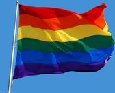 Regenboog Vlag / Gay / LGBTI Vlag / 90cm x 150cm