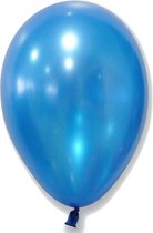 GLOBOLANDIA - 50 metallic blauwe ballonnen