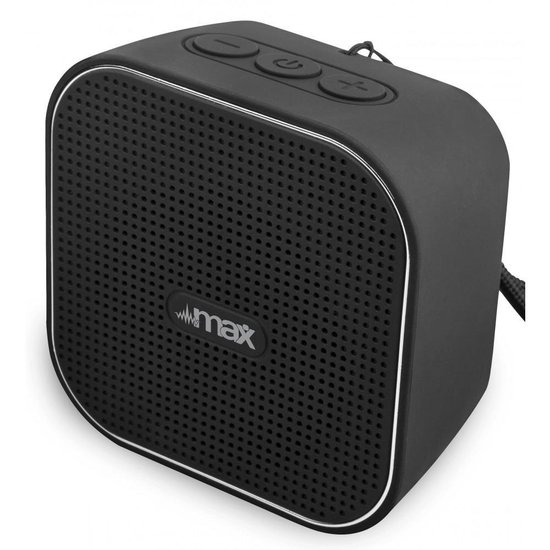 MAX MX1 Bluetooth speaker Cube zwart